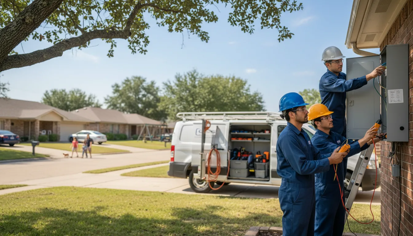 Certified electrician providing emergency electrical services in Marne, IA